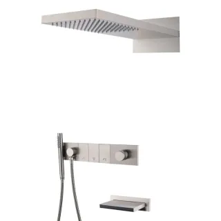 Душевой комплект Boheme Zodiac 132-2-NB брашированный никель